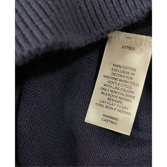 Harper Canyon Girls Navy Peacoat String Lights Sequin Sweater Size Small 7/8 - Picture 8 of 11